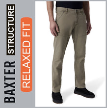 Lade das Bild in den Galerie-Viewer, HERO BAXTER | Structure | Khaki Wash | Stretch Denim | Relaxed Fit | Jeans Hose | HERREN