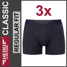 Lade das Bild in den Galerie-Viewer, HERO BASIC | Boxershorts | Classic Retro Pants | Navy | Herren
