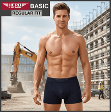 Lade das Bild in den Galerie-Viewer, HERO BASIC | Boxershorts | Classic Retro Pants | Navy | Herren