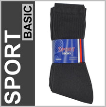 Lade das Bild in den Galerie-Viewer, UNIVERSAL | SOCKEN | Freizeit | SPORT | Schwarz | Herren | 8 Paar