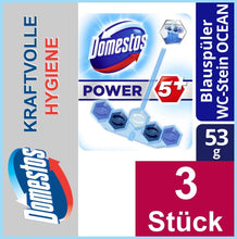 Lade das Bild in den Galerie-Viewer, DOMESTOS | Power 5 | WC-Spender | Ocean | 3 x 53 Gramm