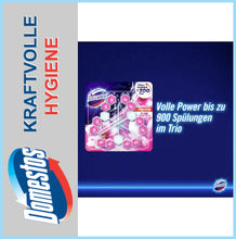 Lade das Bild in den Galerie-Viewer, DOMESTOS | Power 5 | WC-Spender | Pink Magnolie | 3 x 55 Gramm