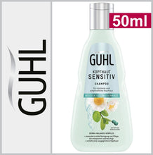 Lade das Bild in den Galerie-Viewer, GUHL | Shampoo | Kopfhaut Sensitiv | Weißer Tee + Wasserminze | 50 ml