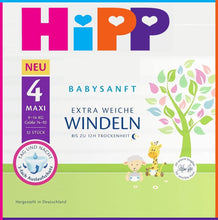 Lade das Bild in den Galerie-Viewer, HIPP | Windeln | Babysanft | MAXI 9-14 Kg | 3x 32er Pack