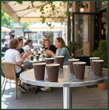 Lade das Bild in den Galerie-Viewer, PACKEO | KUNSTSTOFFBECHER | HEISS + KALT | 180 ml | ab 500 Stück