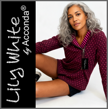 Lade das Bild in den Galerie-Viewer, LILY WHITE by Acconda | Purple | Feinstrickjacke | DAMEN