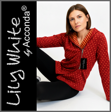 Lade das Bild in den Galerie-Viewer, LILY WHITE by Acconda | Orange | Feinstrickjacke | DAMEN