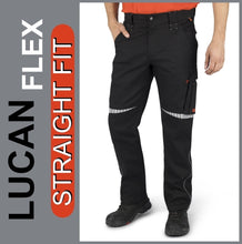 Lade das Bild in den Galerie-Viewer, HERO Workwear | LUCAN | Cargo Flex | Black | Straight Fit | HERREN