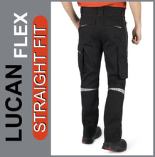 Lade das Bild in den Galerie-Viewer, HERO Workwear | LUCAN | Cargo Flex | Black | Straight Fit | HERREN