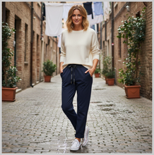 Lade das Bild in den Galerie-Viewer, PAPERBAG-HOSE | DARKBLUE | DAMEN