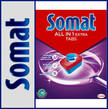 Lade das Bild in den Galerie-Viewer, SOMAT | Spülmaschinentabs | Geschirr-Reiniger | All in 1 Extra | 25 Tabs