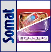 Lade das Bild in den Galerie-Viewer, SOMAT | Spülmaschinentabs | Geschirr-Reiniger | All in 1 Extra | 63 Tabs