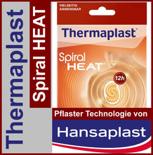 Lade das Bild in den Galerie-Viewer, THERMAPLAST | Wärmepflaster | Spiral HEAT | 3x | Hansaplast-Technologie