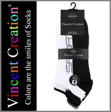 Lade das Bild in den Galerie-Viewer, Vincent Creation | 4 Paar | SNEAKERSSOCKEN | SPORT | FARBMIX | Herren