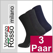 Lade das Bild in den Galerie-Viewer, Vincenzo Rosso | SOCKEN | Freizeit | Business | Farbmix | Herren