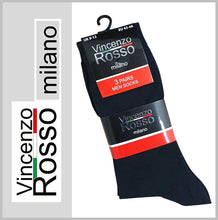 Lade das Bild in den Galerie-Viewer, Vincenzo Rosso | SOCKEN | Freizeit | Business | Schwarz | Herren