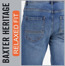 Lade das Bild in den Galerie-Viewer, HERO BAXTER Heritag | blue bleached | Stretch Denim | Relaxed Fit | Jeans Hose | HERREN