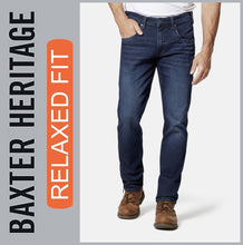 Lade das Bild in den Galerie-Viewer, HERO BAXTER Heritag | darkblue tint | Stretch Denim | Relaxed Fit | Jeans Hose | HERREN