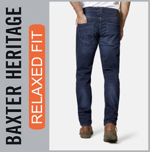 Lade das Bild in den Galerie-Viewer, HERO BAXTER Heritag | darkblue tint | Stretch Denim | Relaxed Fit | Jeans Hose | HERREN