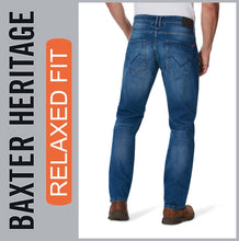 Lade das Bild in den Galerie-Viewer, HERO BAXTER Heritag | heavy wash | Stretch Denim | Relaxed Fit | Jeans Hose | HERREN