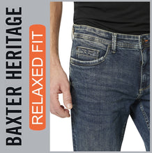 Lade das Bild in den Galerie-Viewer, HERO BAXTER Heritag | vintage used | Stretch Denim | Relaxed Fit | Jeans Hose | HERREN