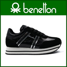 Lade das Bild in den Galerie-Viewer, BENETTON | | Sneaker | VEX LAMINATO | Black White | DAMEN