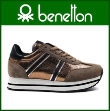Lade das Bild in den Galerie-Viewer, BENETTON | Sneaker | VEX LAMINATO | Brown Black | DAMEN