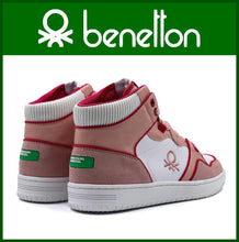 Lade das Bild in den Galerie-Viewer, BENETTON | Ankle-Sneaker | ROD | White Fucsia | DAMEN