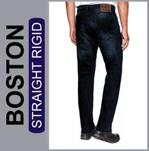 Lade das Bild in den Galerie-Viewer, Hero Boston | dark blue | Straight Rigid Fit | Cotton | HERREN | auf Rückansicht