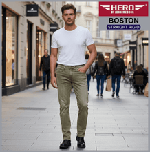 Lade das Bild in den Galerie-Viewer, Hero Boston | sand | Straight Rigid Fit | Cotton | HERREN | vor Einkaufsgasse
