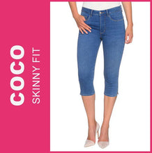 Lade das Bild in den Galerie-Viewer, STOOKER COCO | Blue Denim | 3/4 Capri Stretch Jeans | Skinny Fit | DAMEN