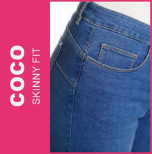 Lade das Bild in den Galerie-Viewer, STOOKER COCO | Blue Denim | 3/4 Capri Stretch Jeans | Skinny Fit | DAMEN