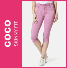 Lade das Bild in den Galerie-Viewer, STOOKER COCO | Mulberry | 3/4 Capri Stretch Jeans | Skinny Fit | DAMEN | Frontansicht