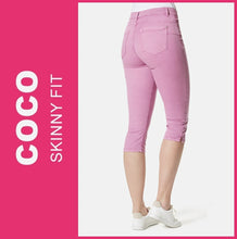Lade das Bild in den Galerie-Viewer, STOOKER COCO | Mulberry | 3/4 Capri Stretch Jeans | Skinny Fit | DAMEN | Rückansicht