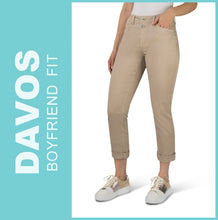 Lade das Bild in den Galerie-Viewer, STOOKER DAVOS | Simply Taupe | Stretch Jeans | Boyfriend Slim Fit | DAMEN | Frontansicht