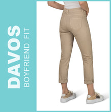 Lade das Bild in den Galerie-Viewer, STOOKER DAVOS | Simply Taupe | Stretch Jeans | Boyfriend Slim Fit | DAMEN | Rückansicht