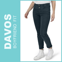 Lade das Bild in den Galerie-Viewer, STOOKER DAVOS | Green Hunter | Stretch Jeans | Boyfriend Slim Fit | DAMEN | Frontansicht