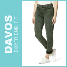 Lade das Bild in den Galerie-Viewer, STOOKER DAVOS | Green Wash | Stretch Jeans | Boyfriend Slim Fit | DAMEN | Frontansicht