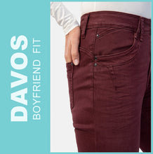 Lade das Bild in den Galerie-Viewer, STOOKER DAVOS | Port Wash | Stretch Jeans | Boyfriend Slim Fit | DAMEN | Frontansicht Hüfte