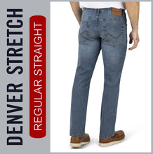 Lade das Bild in den Galerie-Viewer, HERO DENVER | Blue Dusk Wash | High Flex | Stretch Denim | Straight Fit | Jeans Hose | HERREN