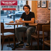 Lade das Bild in den Galerie-Viewer, HERO DENVER | Darkgrey Wash | Stretch Denim | Straight Fit | Jeans Hose | HERREN