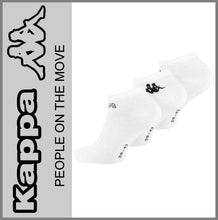 Lade das Bild in den Galerie-Viewer, KAPPA | SNEAKERSOCKEN | 3 Paar | Weiss | Herren