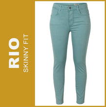 Lade das Bild in den Galerie-Viewer, STOOKER RIO | Blue Aqua | Stretch Jeans | Skinny Fit | Fexxi Move Strass | DAMEN