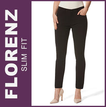 Lade das Bild in den Galerie-Viewer, STOOKER FLORENZ | Black Denim | Stretch Jeans | Slim Fit | DAMEN | Frontansicht