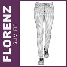 Lade das Bild in den Galerie-Viewer, STOOKER FLORENZ | Stretch Jeans | Slim Fit | DAMEN | Gitter-Modell