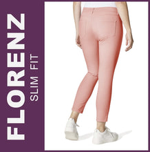 Lade das Bild in den Galerie-Viewer, STOOKER FLORENZ | Orange Peach | Stretch Jeans | Slim Fit | DAMEN | Rückansicht
