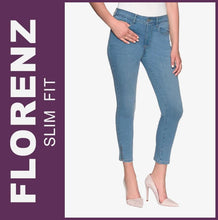Lade das Bild in den Galerie-Viewer, STOOKER FLORENZ | Light Blue | Stretch Jeans | Slim Fit | DAMEN | Frontansicht