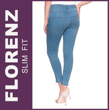 Lade das Bild in den Galerie-Viewer, STOOKER FLORENZ | Light Blue | Stretch Jeans | Slim Fit | DAMEN | Rückansicht
