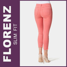 Lade das Bild in den Galerie-Viewer, STOOKER FLORENZ | Tea Rose | Stretch Jeans | Slim Fit | DAMEN | Rückansicht