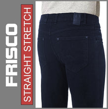 Lade das Bild in den Galerie-Viewer, STOOKER FRISCO | Deep Blue Black | Stretch Denim | Regular Straight | Jeans Hose | HERREN